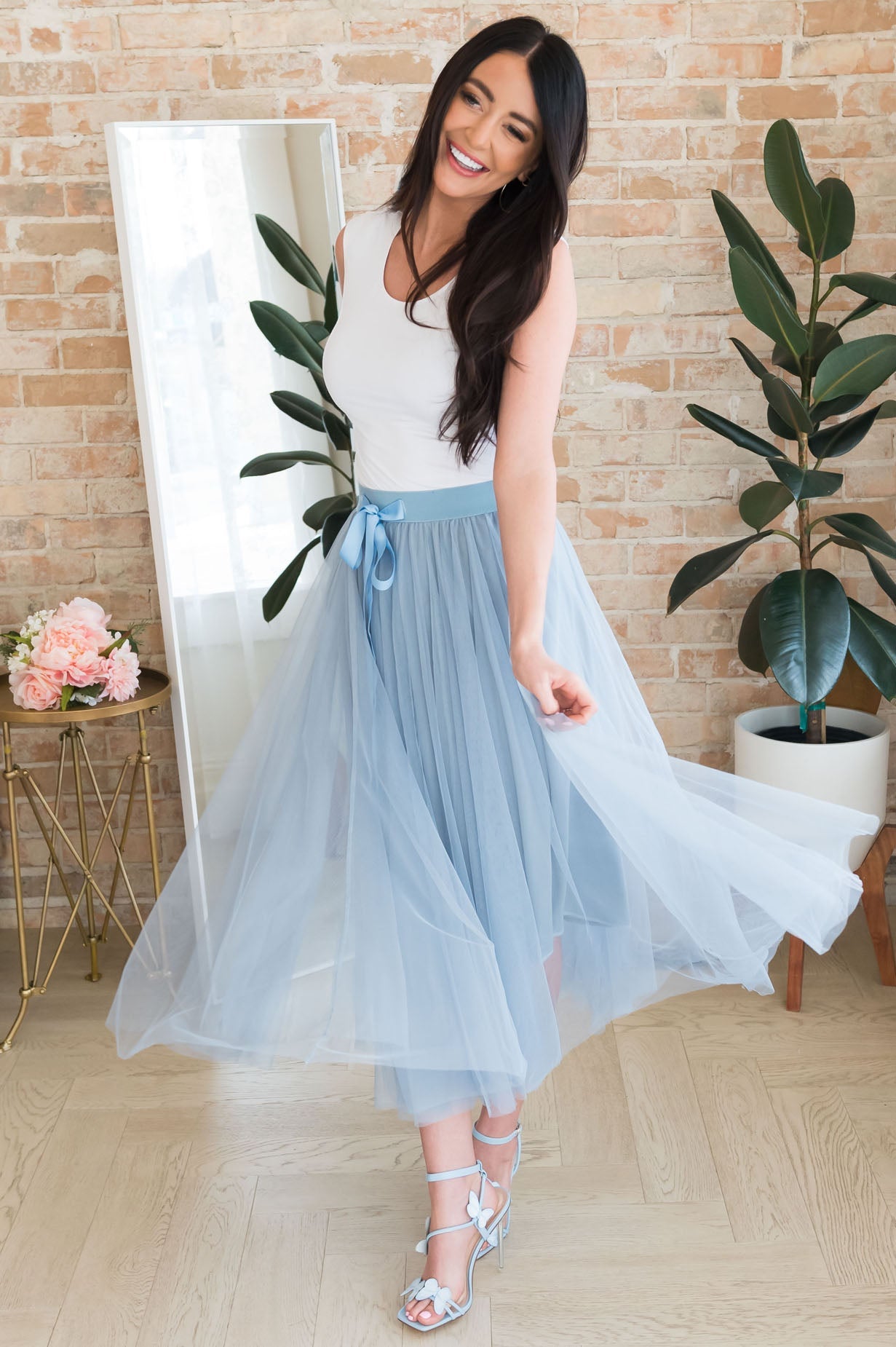 Forever Soulmates Modest Tulle Skirt Skirts vendor-unknown 