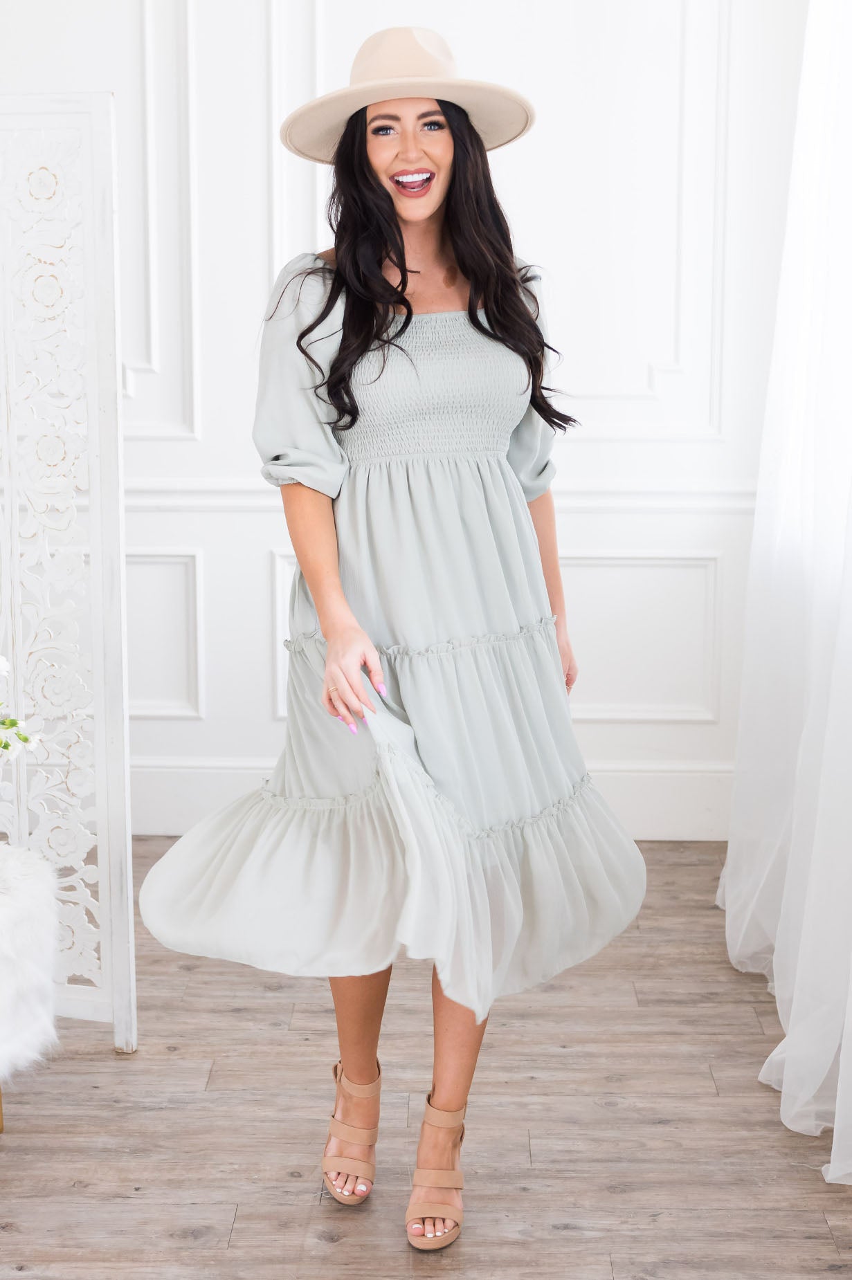 The Greta Modest Dresses vendor-unknown 