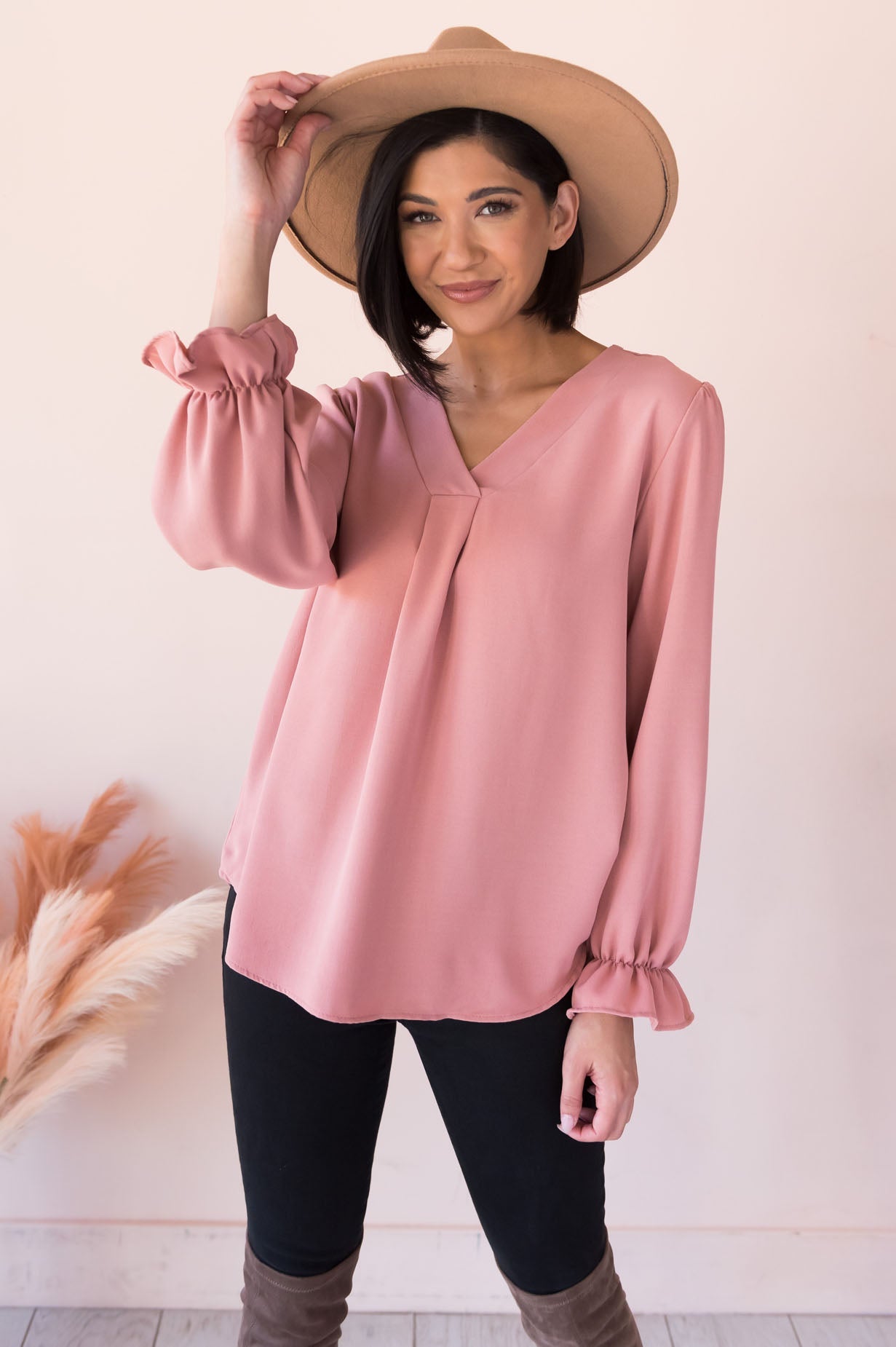 Everlasting Joy Modest Blouse Tops vendor-unknown 