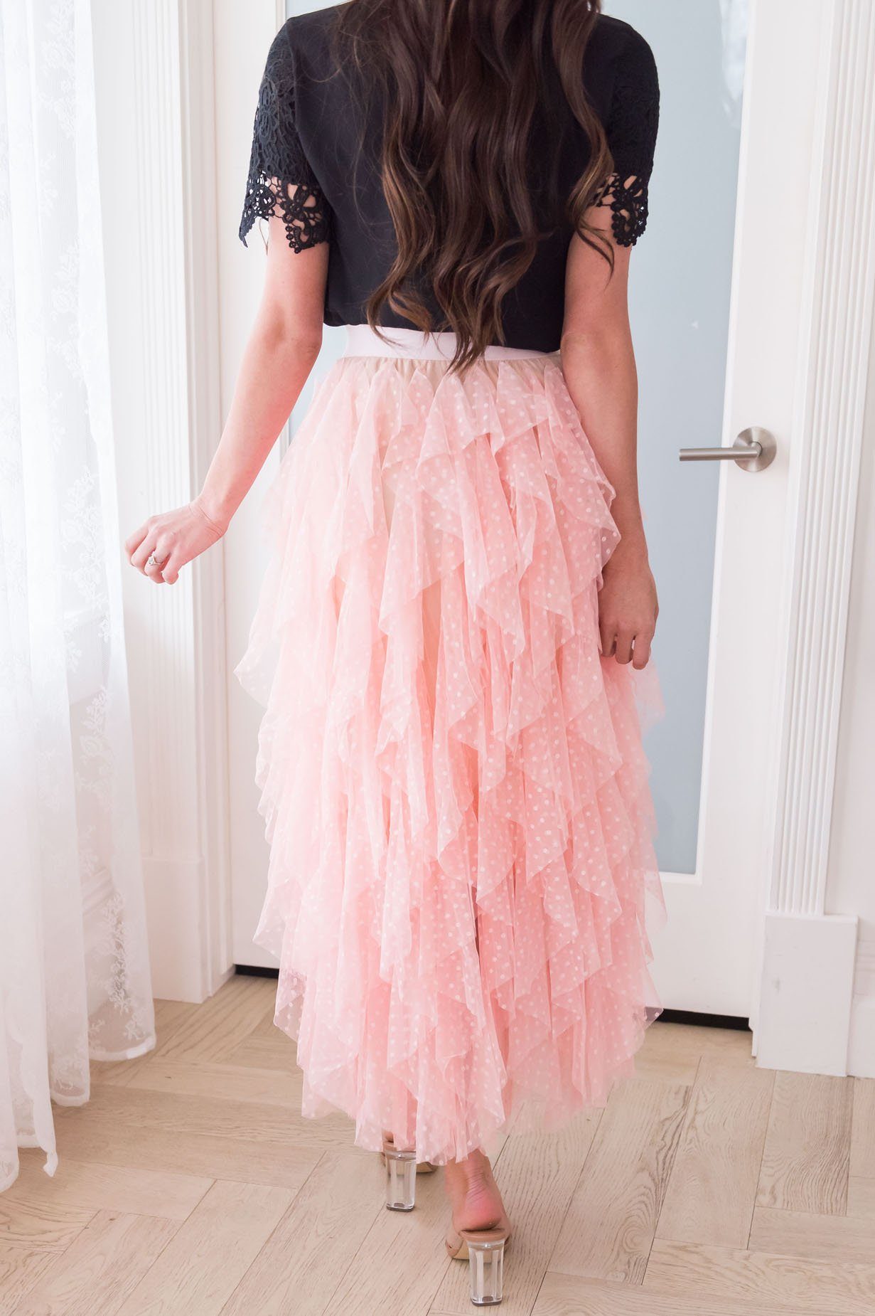 Polka Dot Party Tulle Skirt Skirts vendor-unknown 