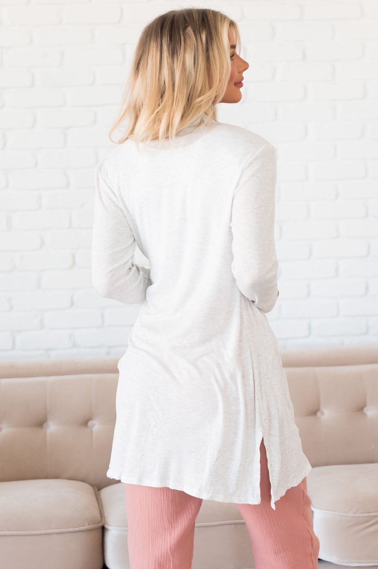 Weekend Retreat Modest Cardigan Tops vendor-unknown 