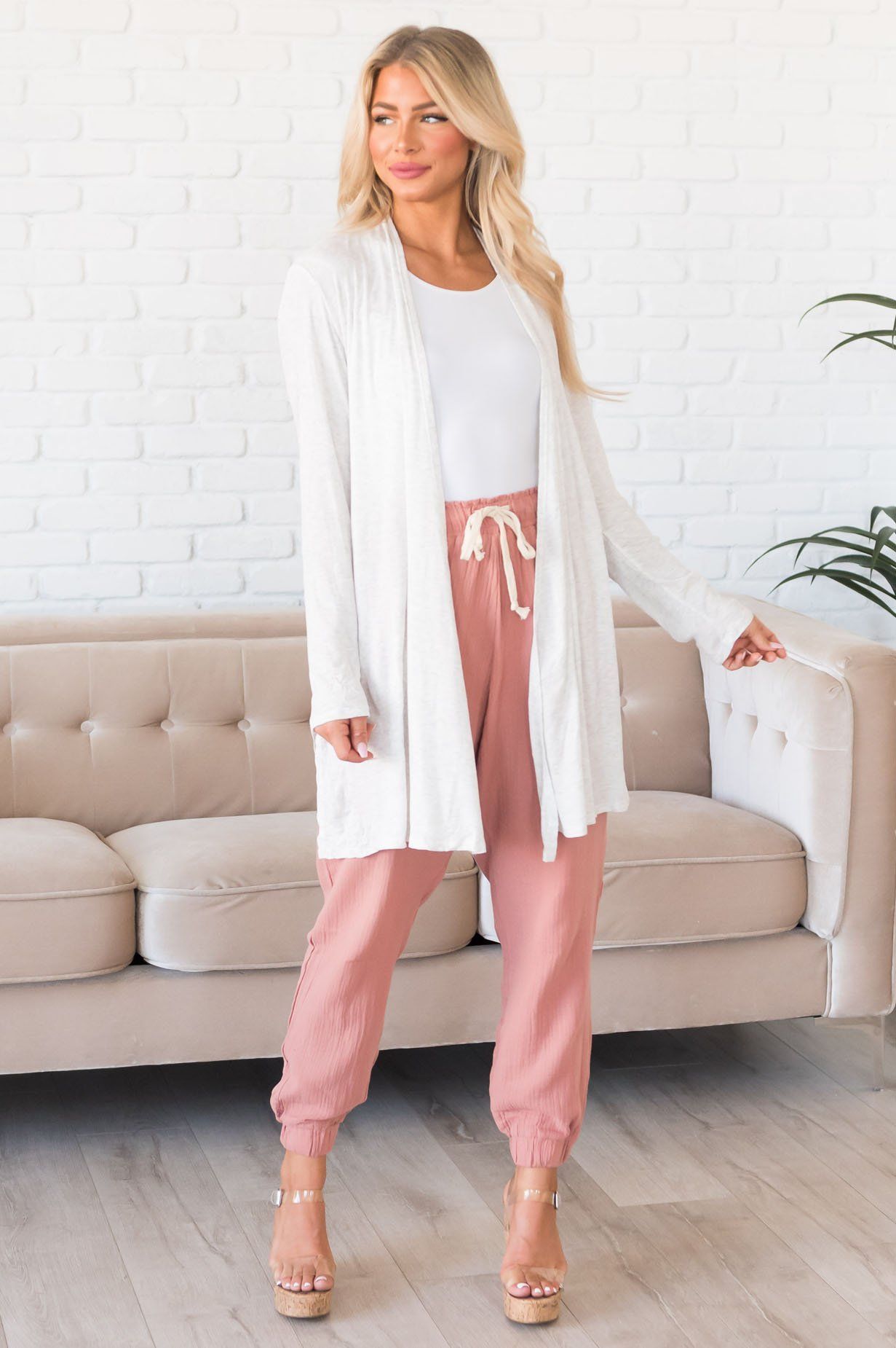 Weekend Retreat Modest Cardigan Tops vendor-unknown 