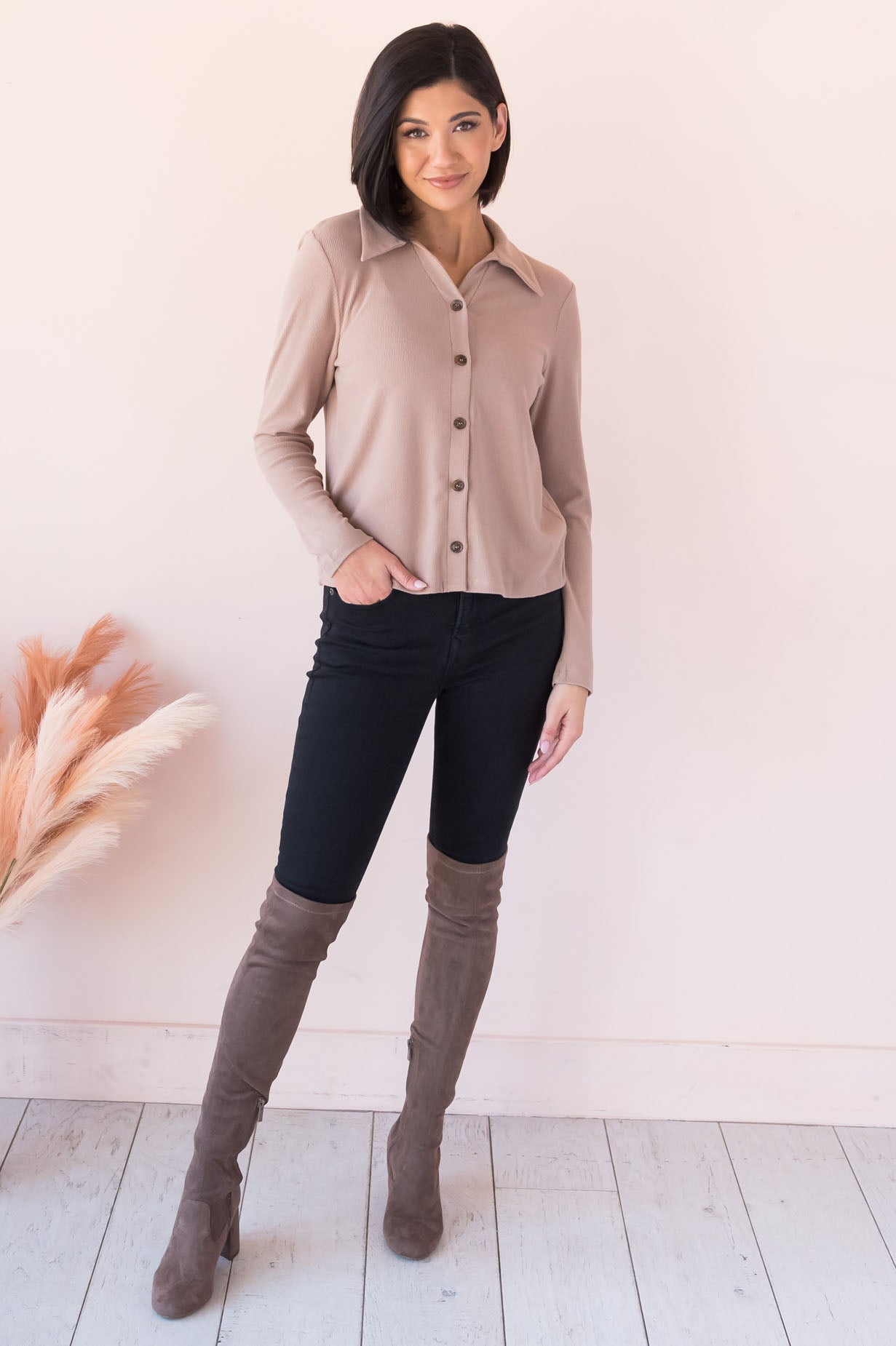 Full Of Grace Modest Top Tops vendor-unknown 