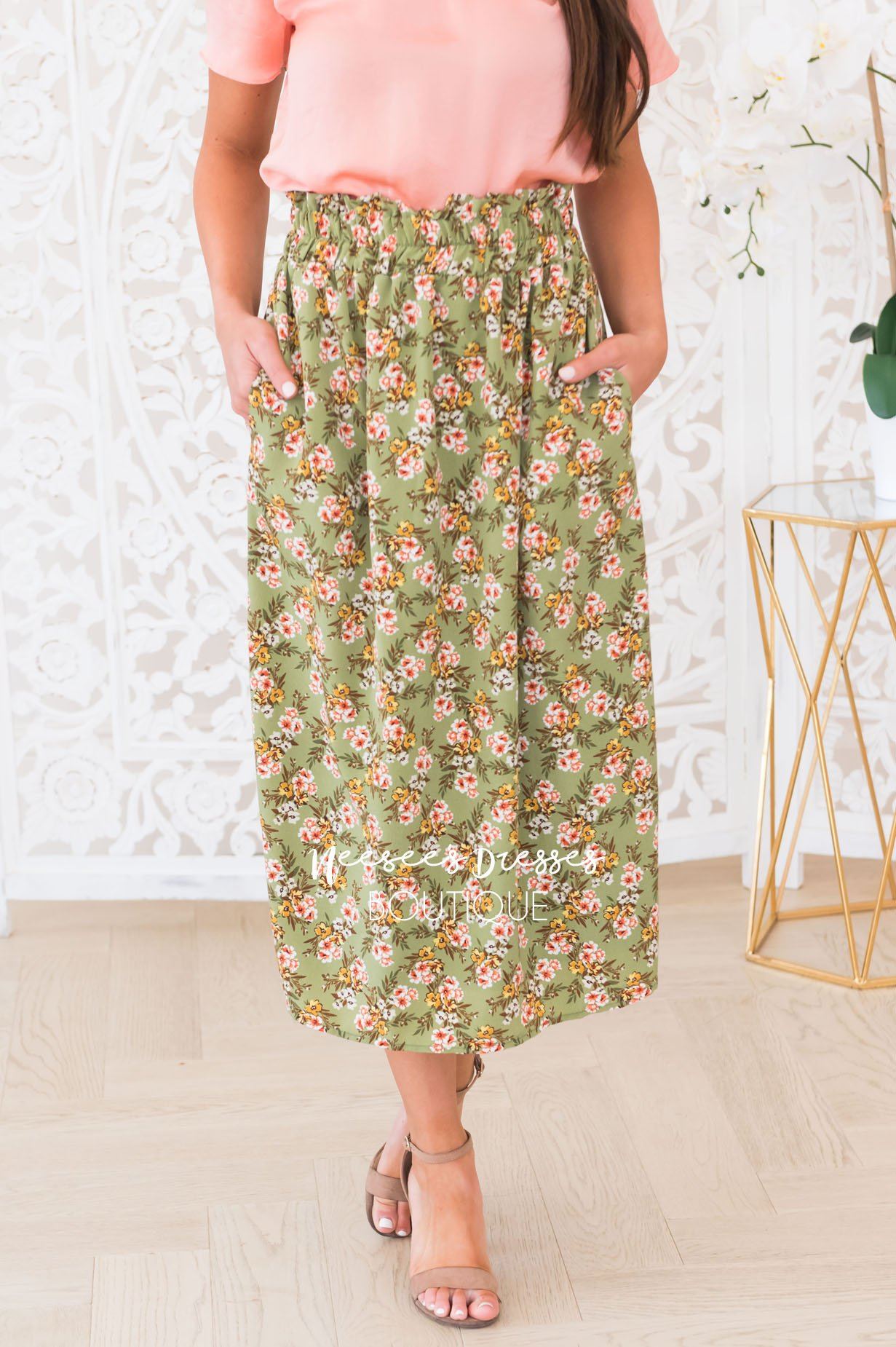 You're So Lovely Modest Skirt Skirts vendor-unknown 