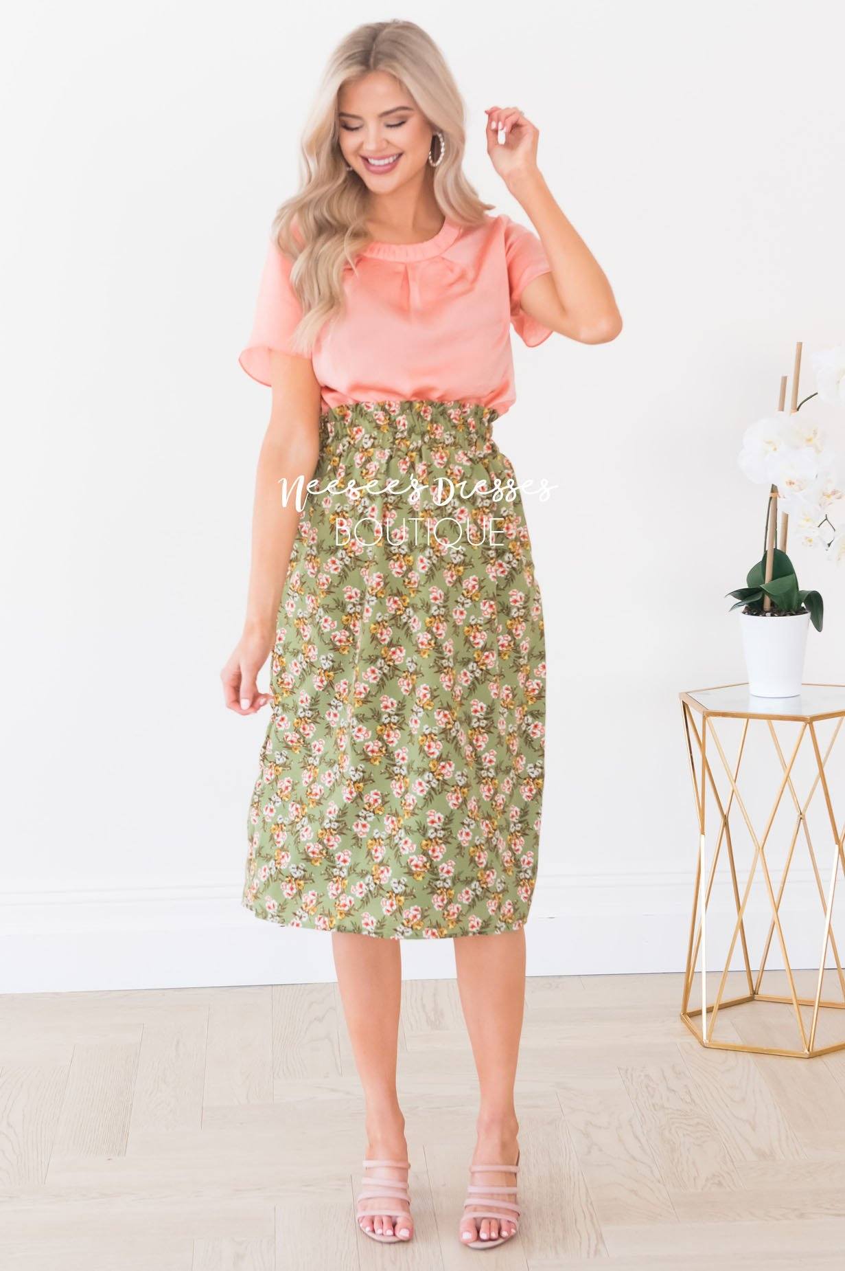 You're So Lovely Modest Skirt Skirts vendor-unknown 