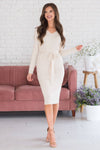 The Lory Ribbed Sweater Dress Modest Dresses vendor-unknown