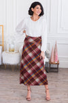 Forever Faithful Modest Plaid Maxi Skirt Skirts vendor-unknown