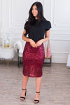 Shimmer & Bright Modest Sequin Skirt Modest Dresses vendor-unknown