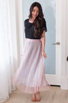 The Shine Bright Modest Tulle Skirt Skirts vendor-unknown