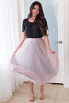 The Shine Bright Modest Tulle Skirt Skirts vendor-unknown
