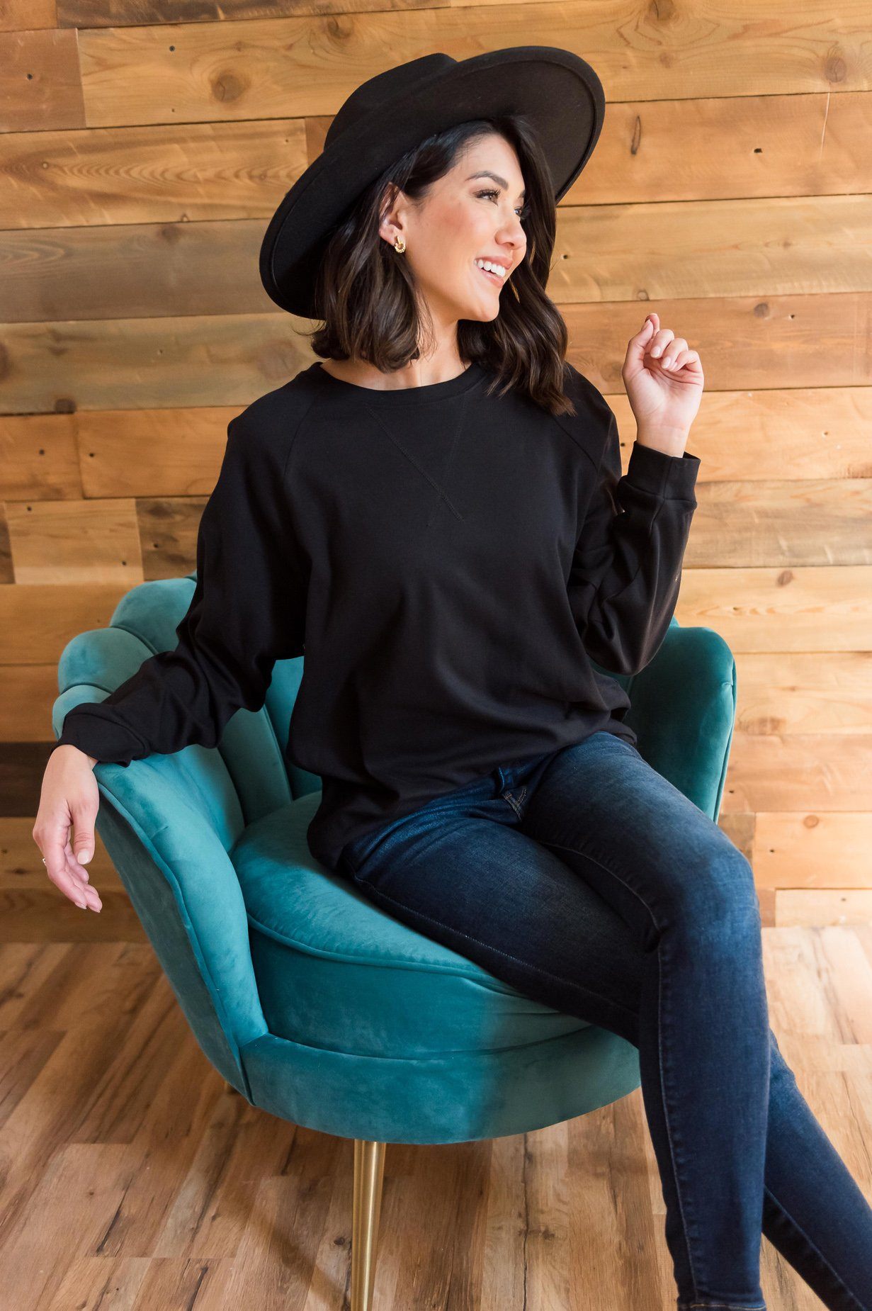 Casual Chilling Modest Crewneck Modest Dresses vendor-unknown 