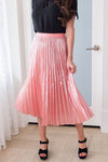 A Bit Of Shimmer Modest Pleat Skirt Skirts vendor-unknown