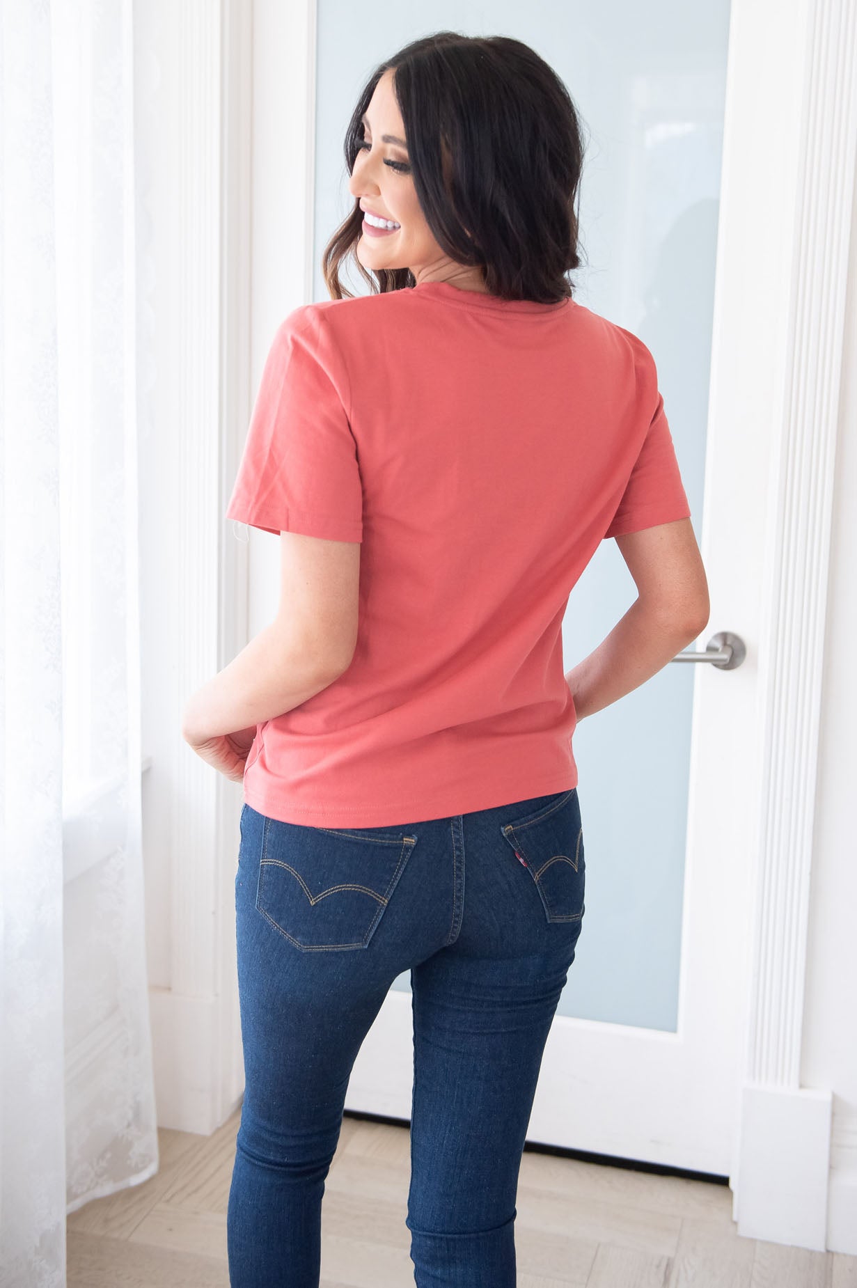 Love Of Flowers Modest Embroidered Top Modest Dresses vendor-unknown 