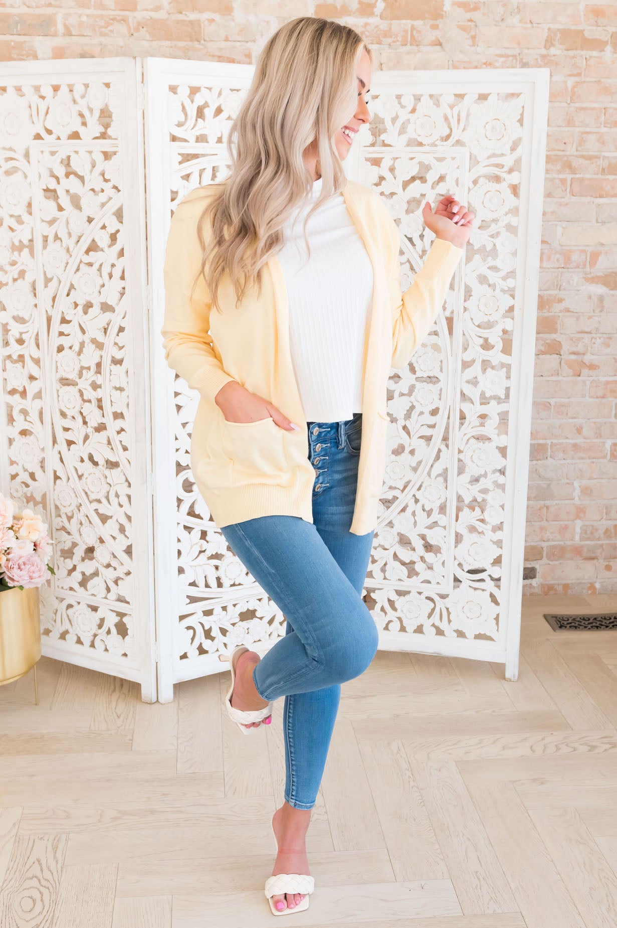 Spring Showers Ahead Modest Cardigan Modest Dresses vendor-unknown 