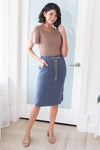 Goal Getter Modest Jersey Knit Skirt Skirts vendor-unknown