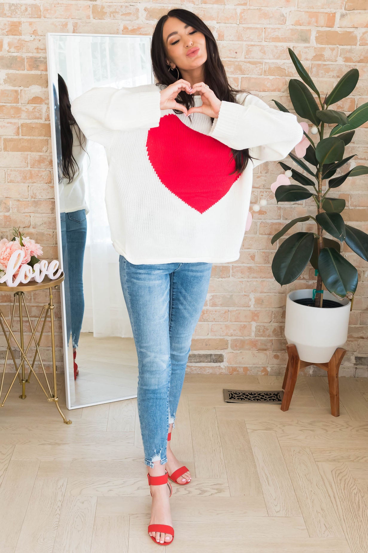 Be Mine Modest Sweater Modest Dresses vendor-unknown 