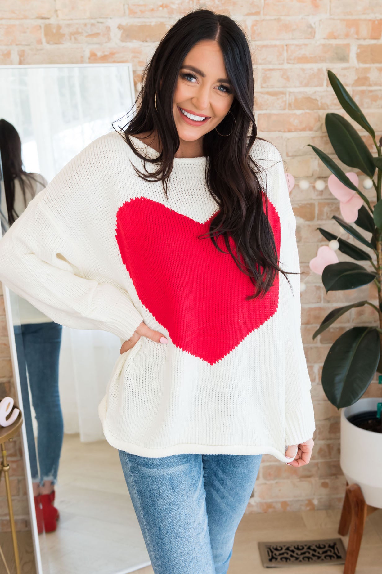 Be Mine Modest Sweater Modest Dresses vendor-unknown 