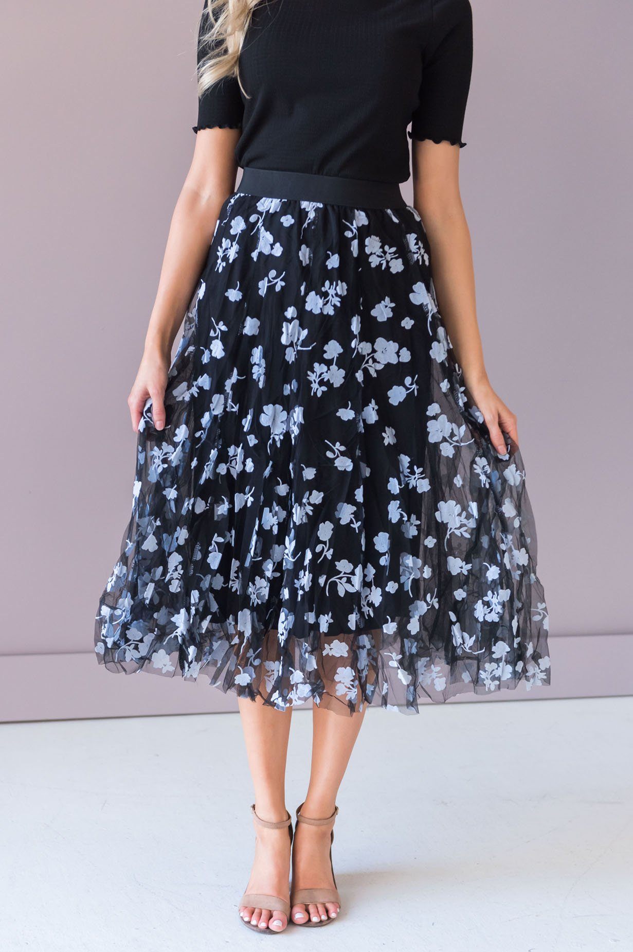 Forever Love Song Modest Tulle Skirt NeeSee's Dresses 