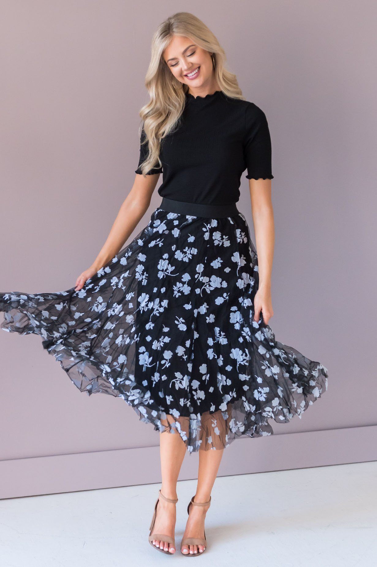 Forever Love Song Modest Tulle Skirt NeeSee's Dresses 