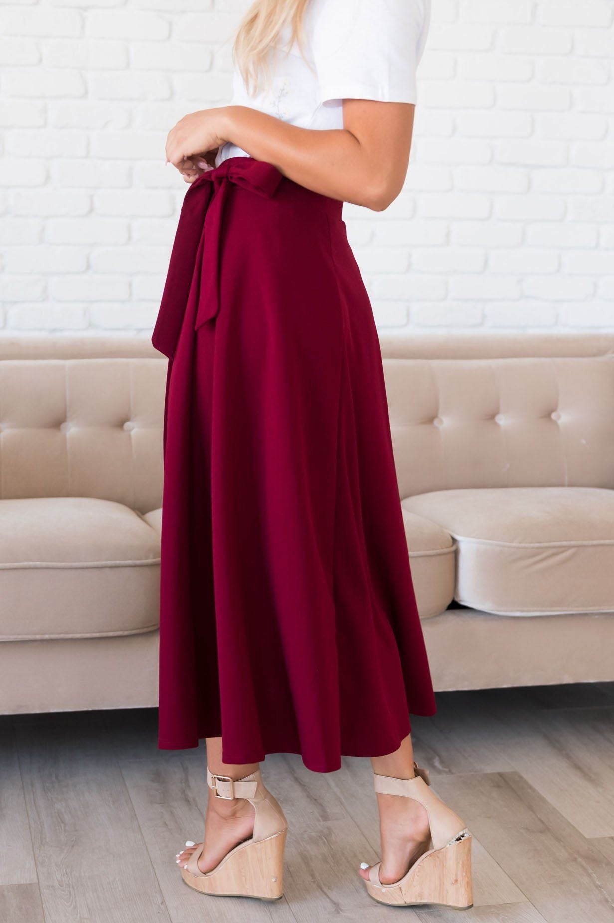 Stand By Our Love Modest Circle Skirt Modest Dresses vendor-unknown 