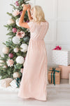 The Holiday Dream Shimmer Maxi Dress Modest Dresses vendor-unknown