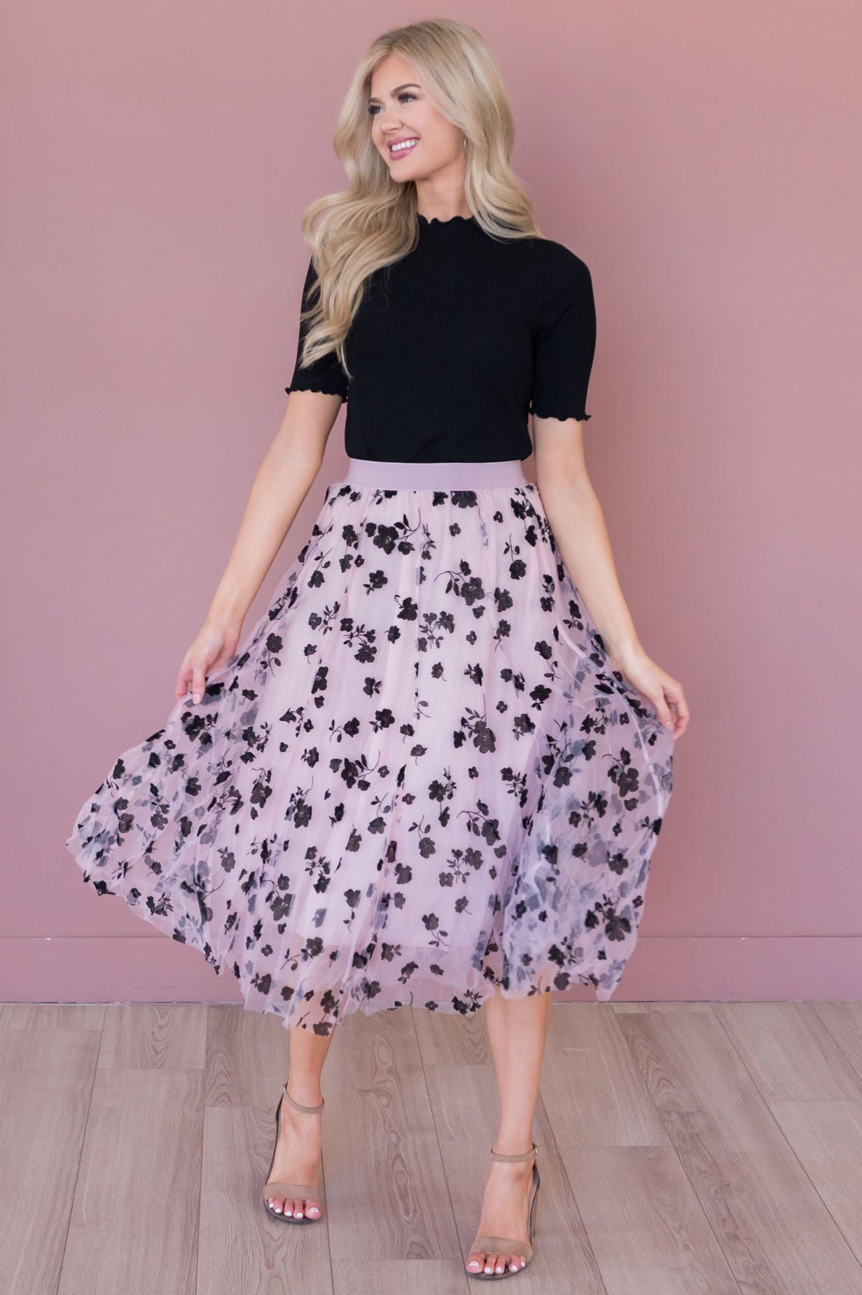 Forever Love Song Modest Tulle Skirt NeeSee's Dresses 
