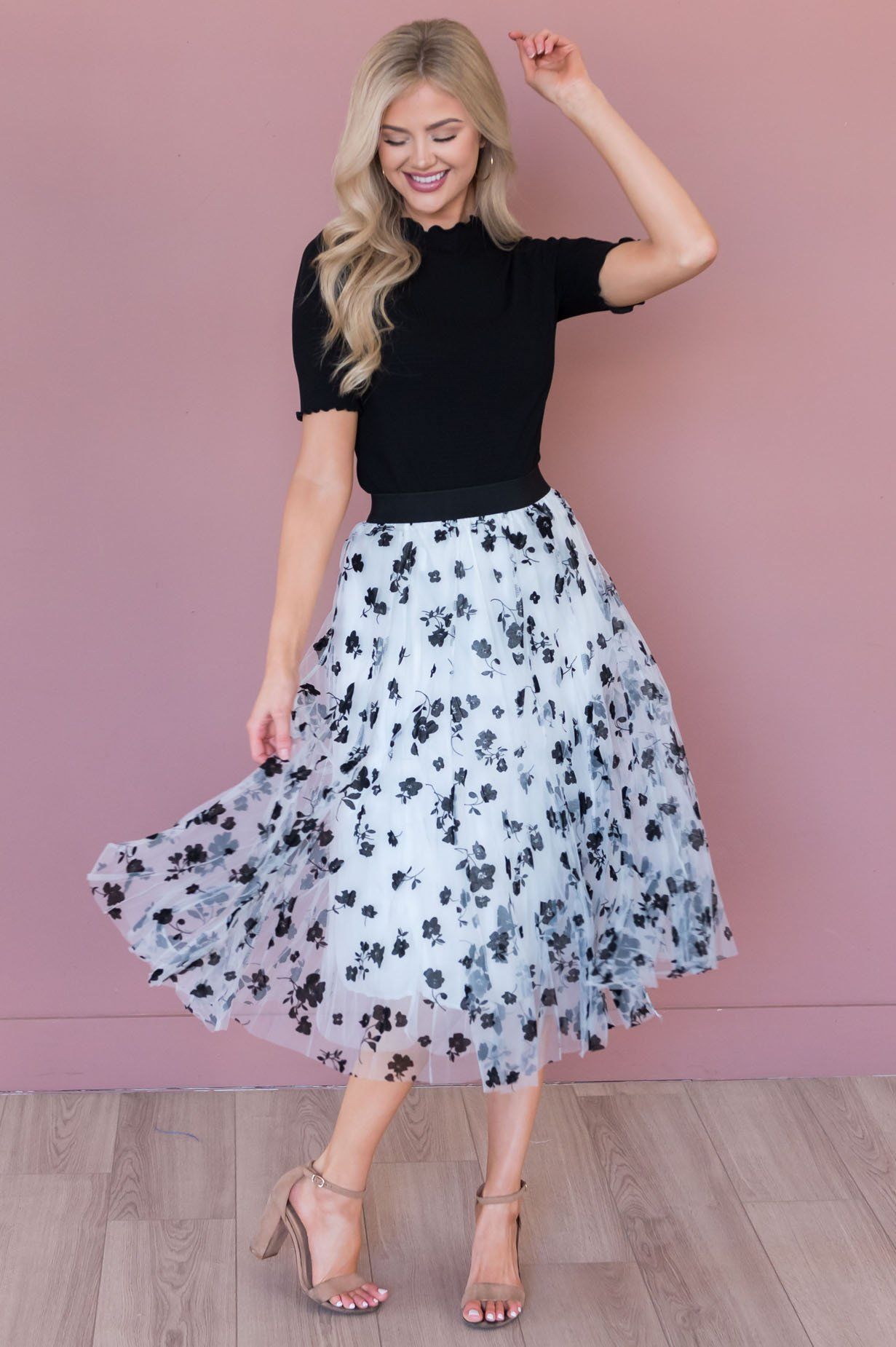 Forever Love Song Modest Tulle Skirt Skirts NeeSee's Dresses 
