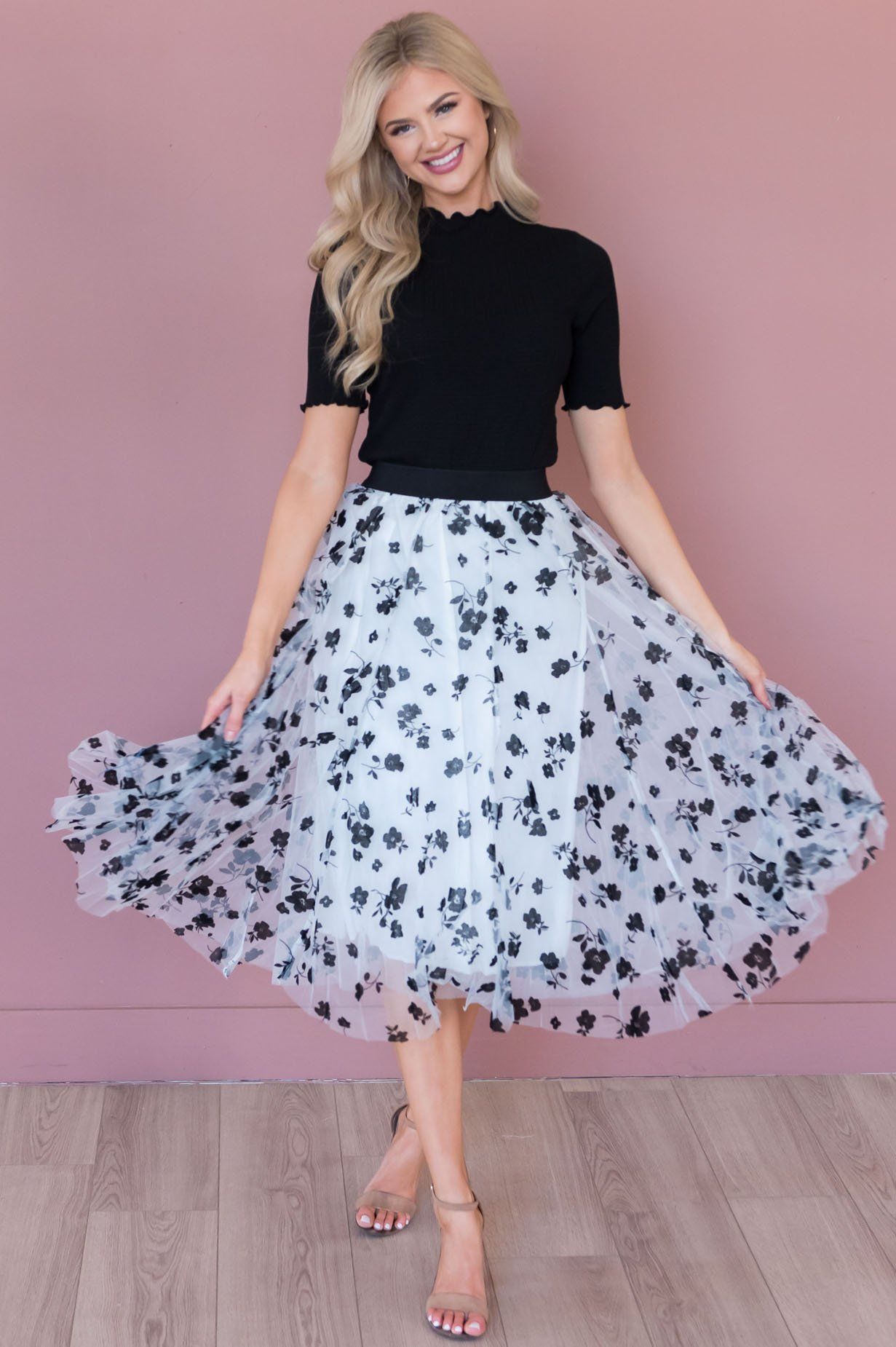 Forever Love Song Modest Tulle Skirt Skirts NeeSee's Dresses 