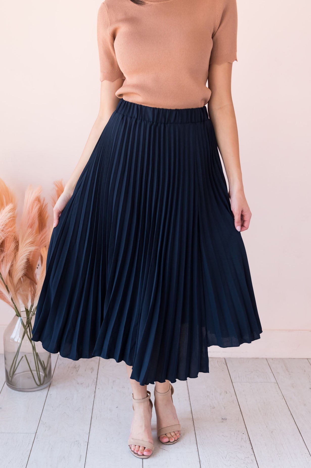 You Say I Am Loved Modest Pleat Skirt NeeSee's Dresses 
