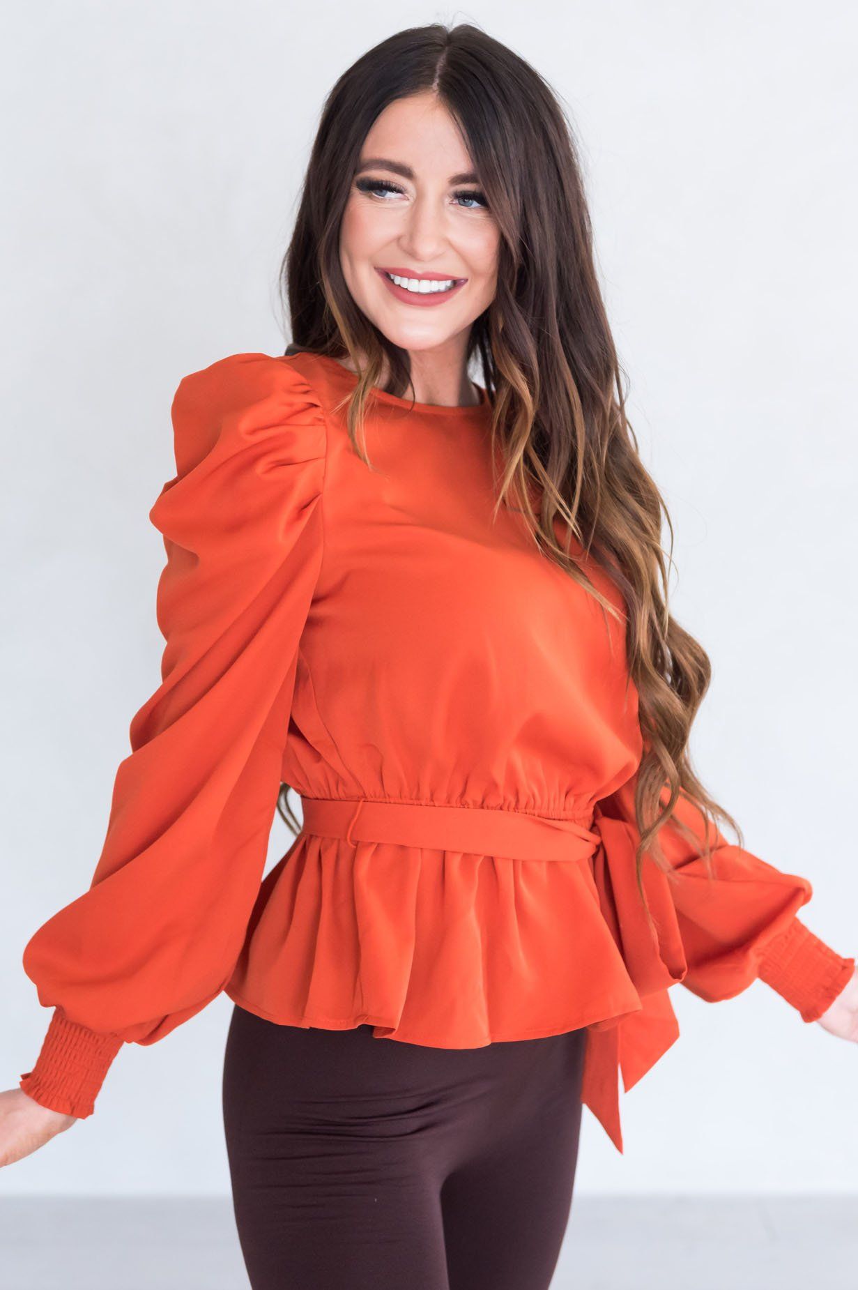 Walking In Sunlight Modest Blouse Tops vendor-unknown 