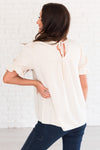 Drift Away Embroidered Modest Blouse Tops vendor-unknown