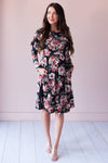 The Karina Ruffle Shoulder Dress Modest Dresses vendor-unknown 