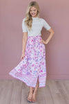 Twirl With Me Modest Bohemian Skirt Skirts vendor-unknown