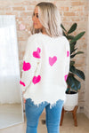 Sweetheart Modest Fringe Sweater Modest Dresses vendor-unknown