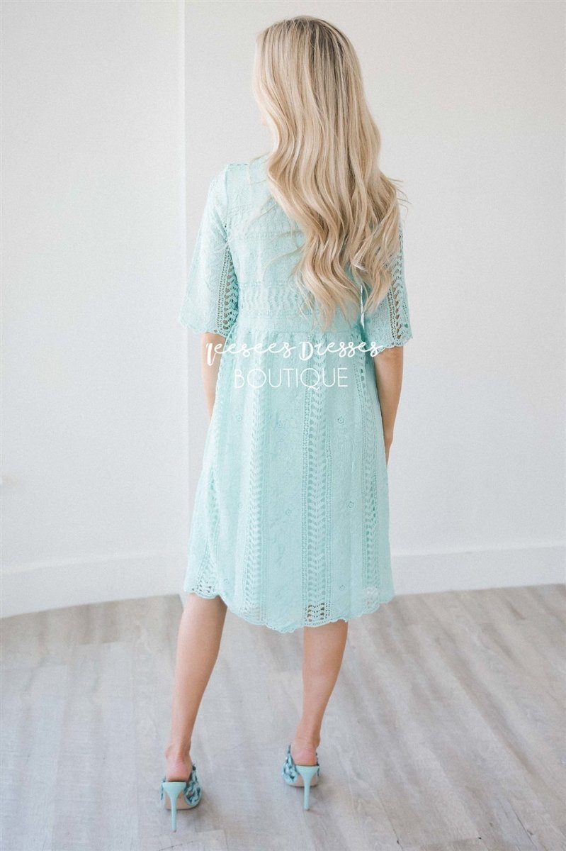 Love At First Sight- Nursing Friendly Modest Dresses vendor-unknown 