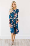 The Melody Modest Dresses vendor-unknown Navy S