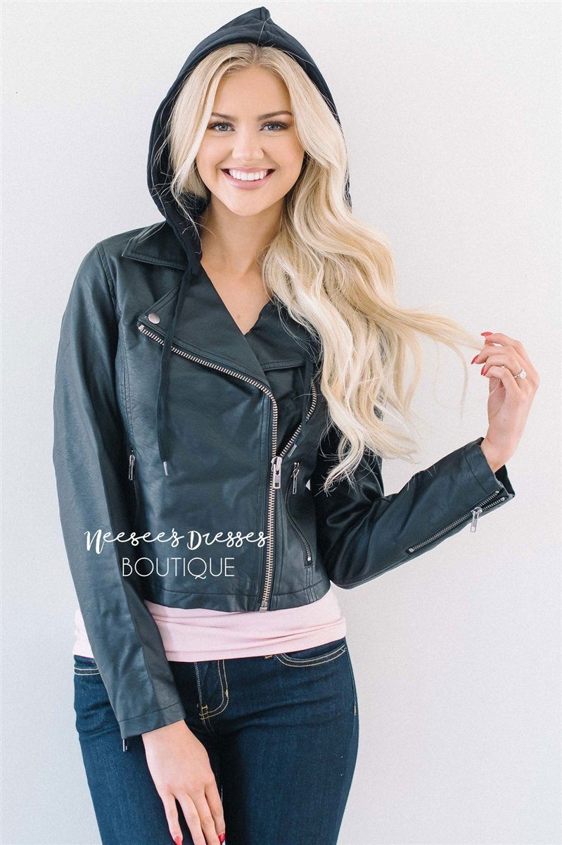 Best Ever Black Leather Jacket New Year SALE vendor-unknown S Black 