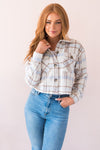 Trendy In Plaid Modest Cropped Jacket Modest Dresses vendor-unknown