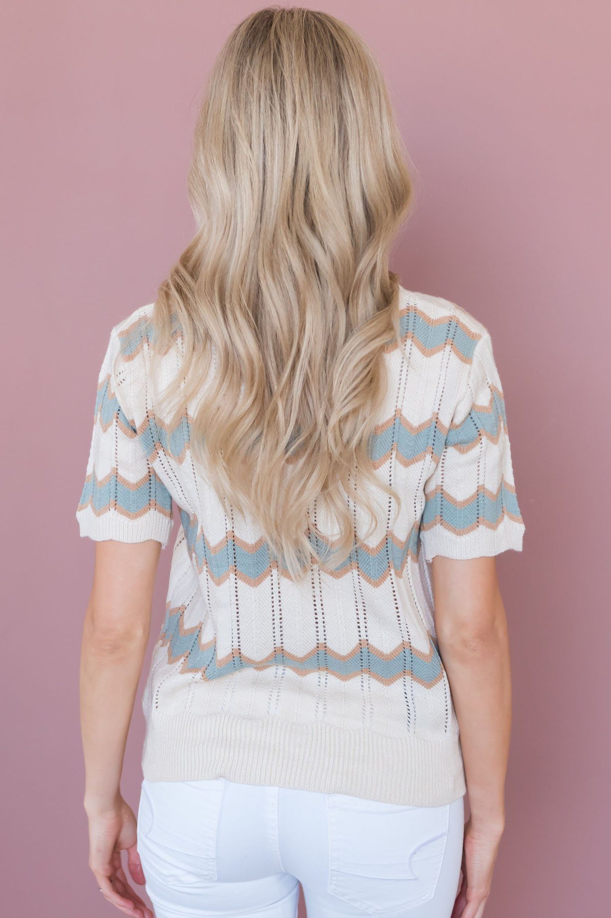 Curious About You Modest Sweater Tops vendor-unknown 