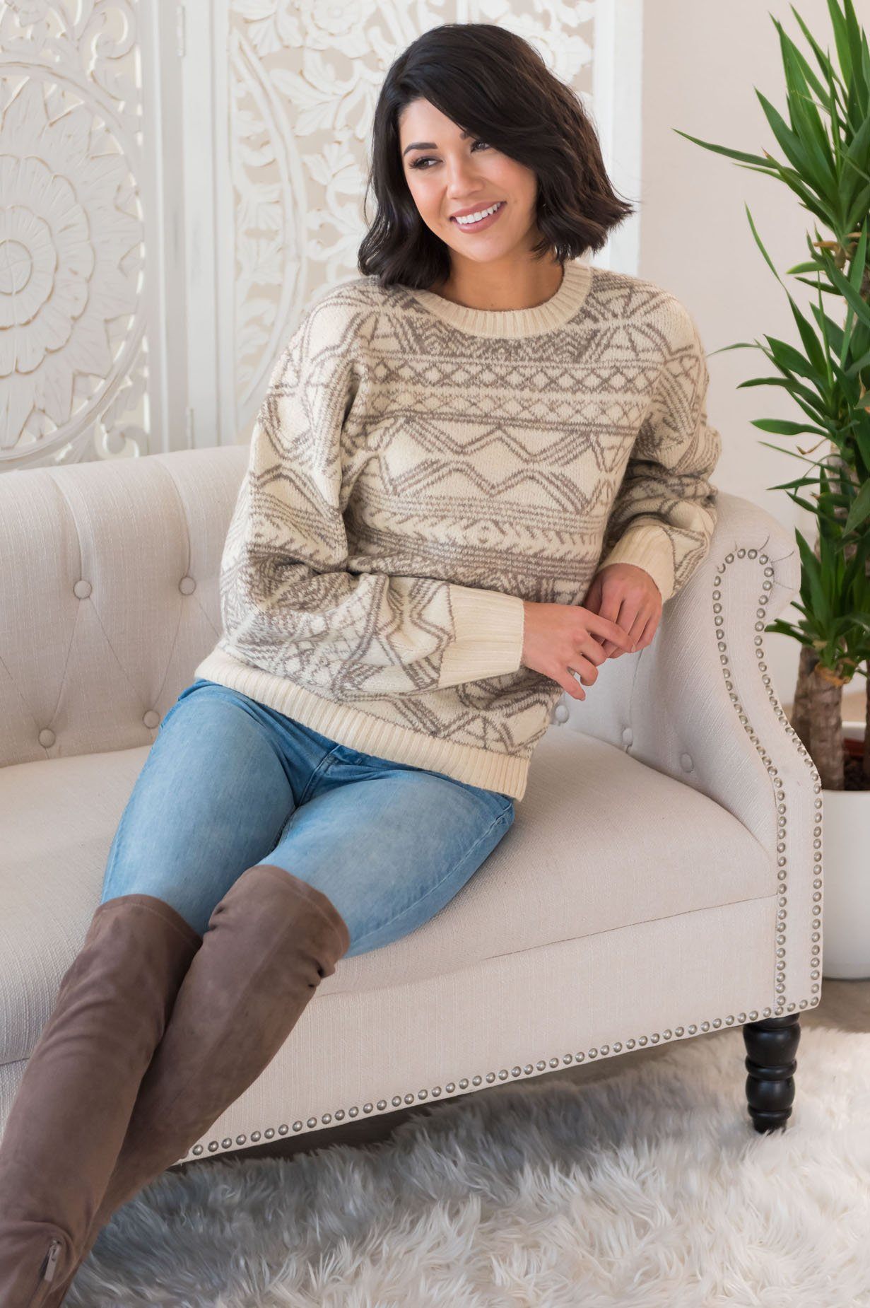 Cozy & Cool Modest Sweater Modest Dresses vendor-unknown 