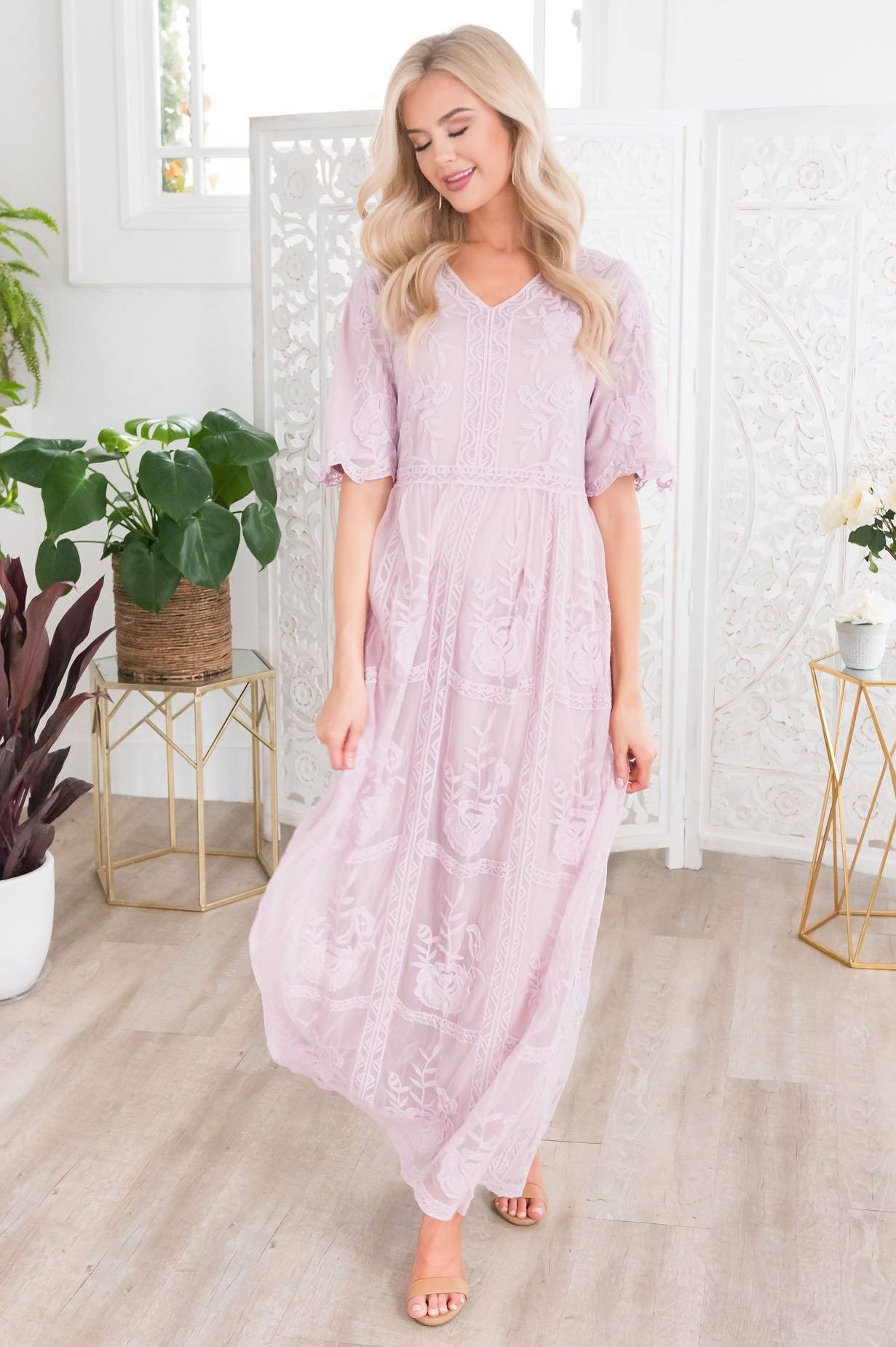 The Lexi Boho Maxi Dress Modest Dresses vendor-unknown 