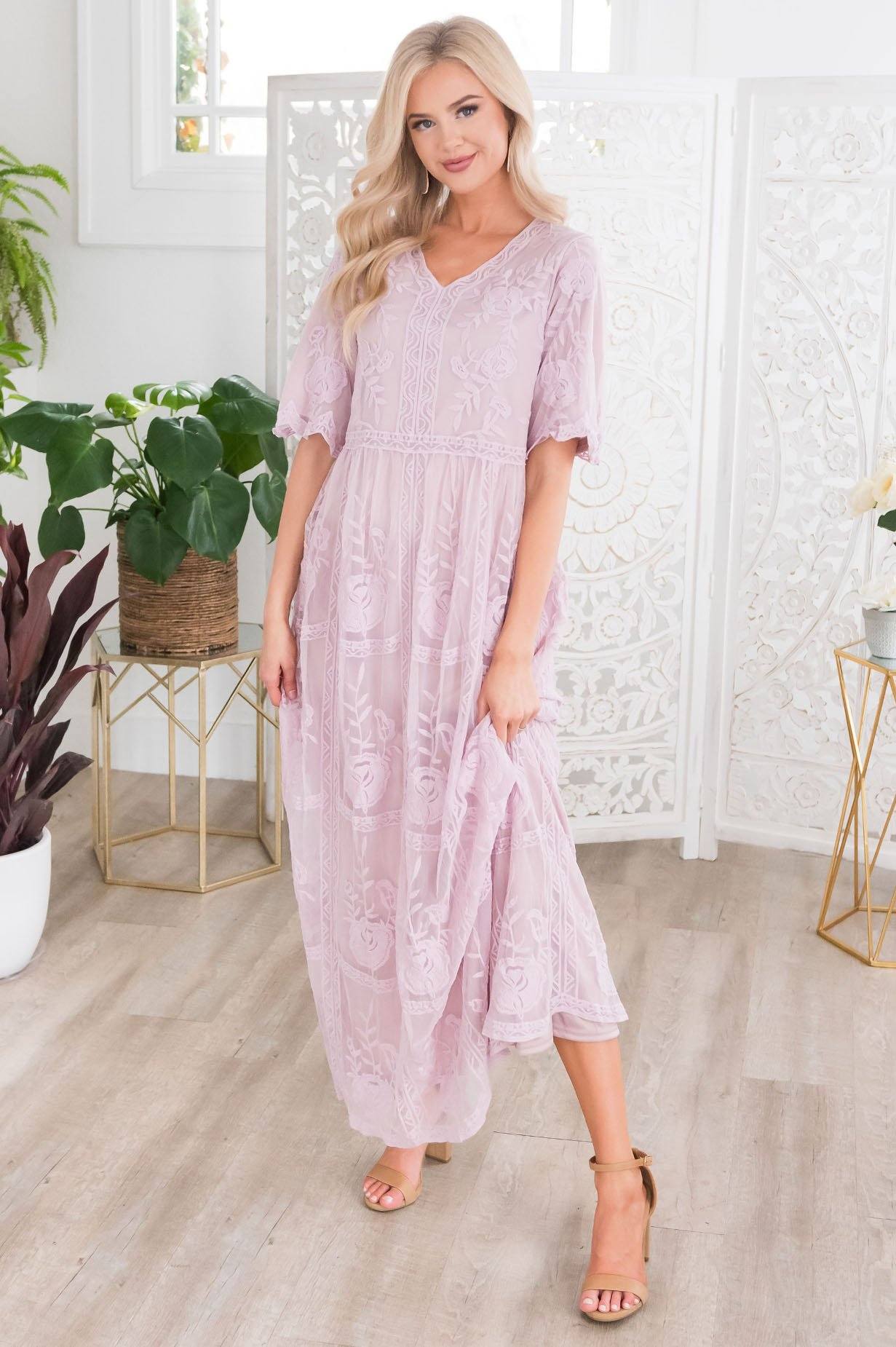 The Lexi Boho Maxi Dress Modest Dresses vendor-unknown 