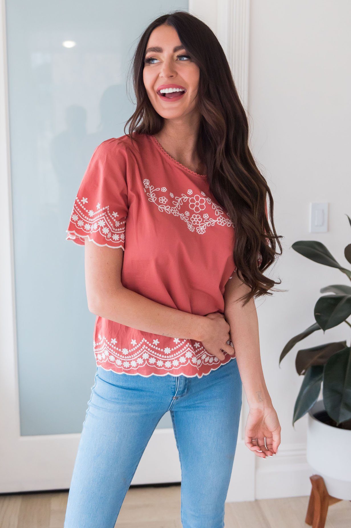 A Full Life Modest Blouse Modest Dresses vendor-unknown 