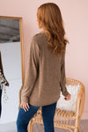 You Are So Loved Modest Cowl Neck Sweater Tops vendor-unknown