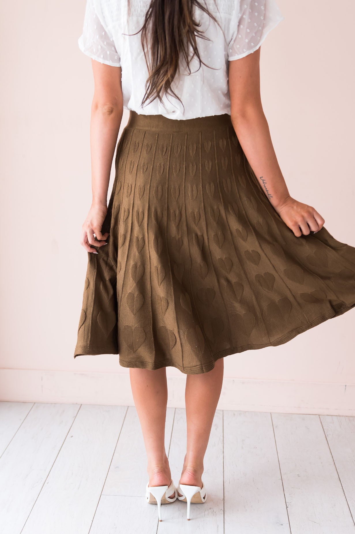 She's A Sweetheart Modest Skirt Skirts vendor-unknown 