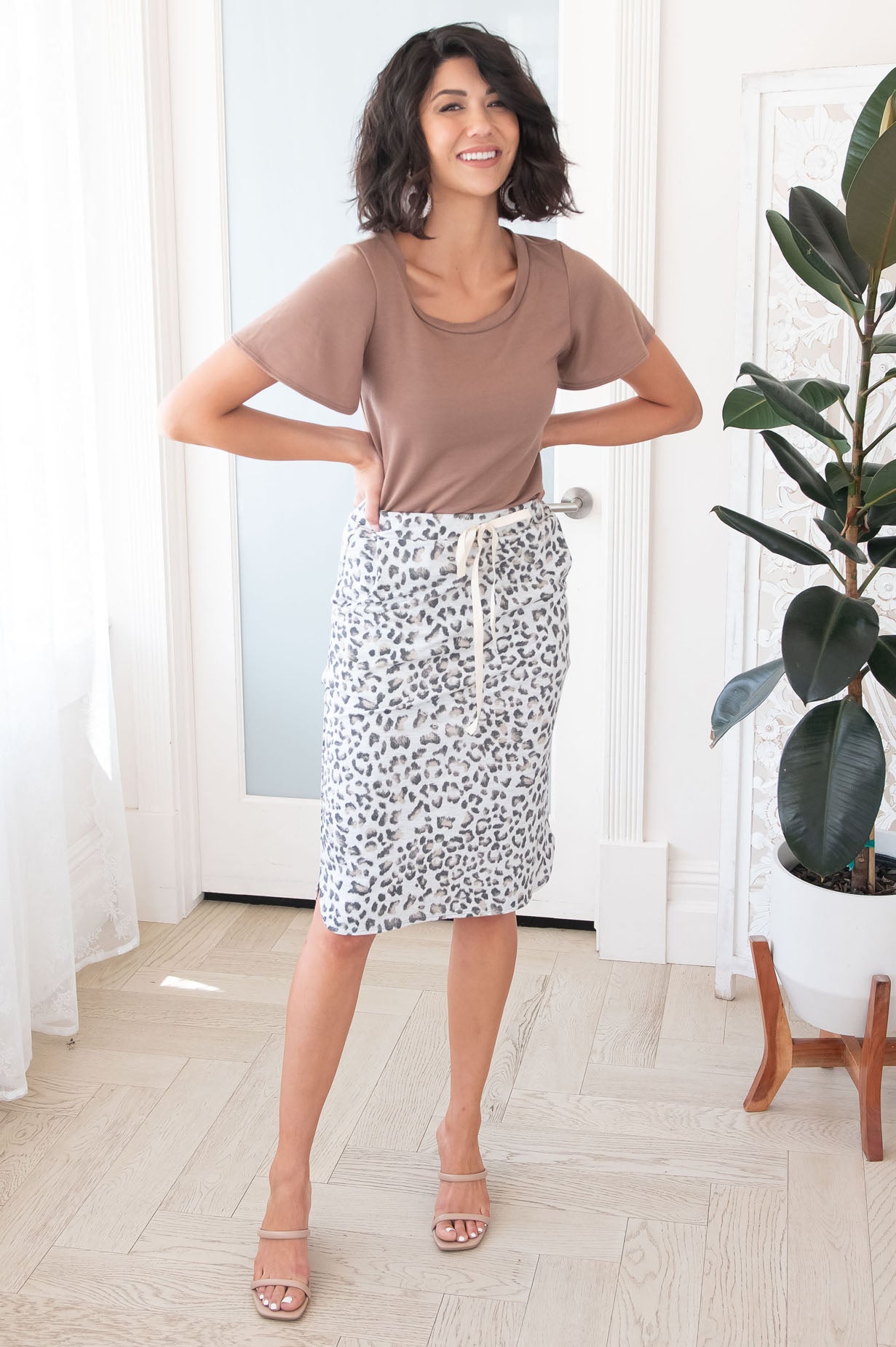 Favorite Hello Modest Jersey Knit Skirt Skirts vendor-unknown 