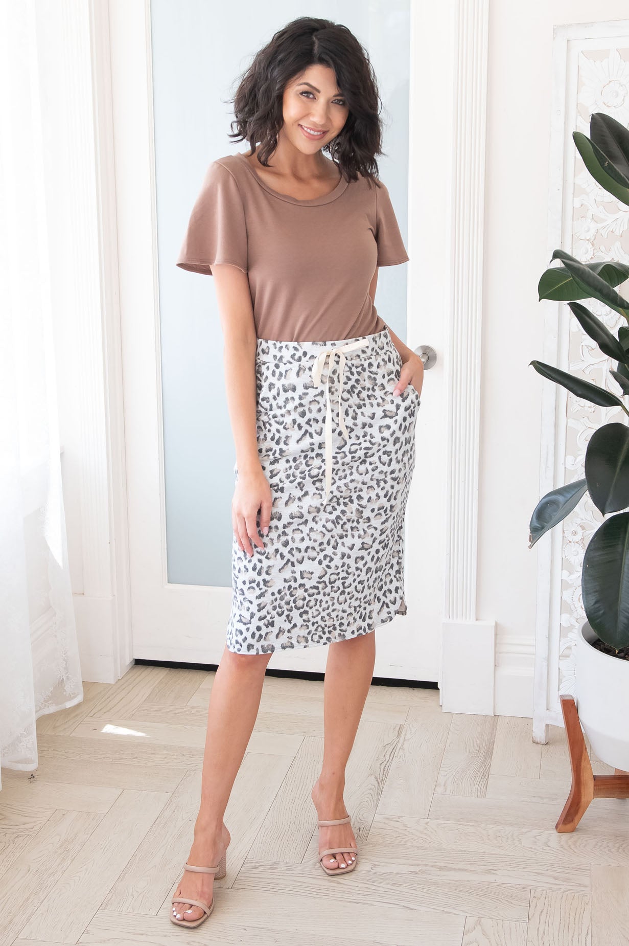 Favorite Hello Modest Jersey Knit Skirt Skirts vendor-unknown 