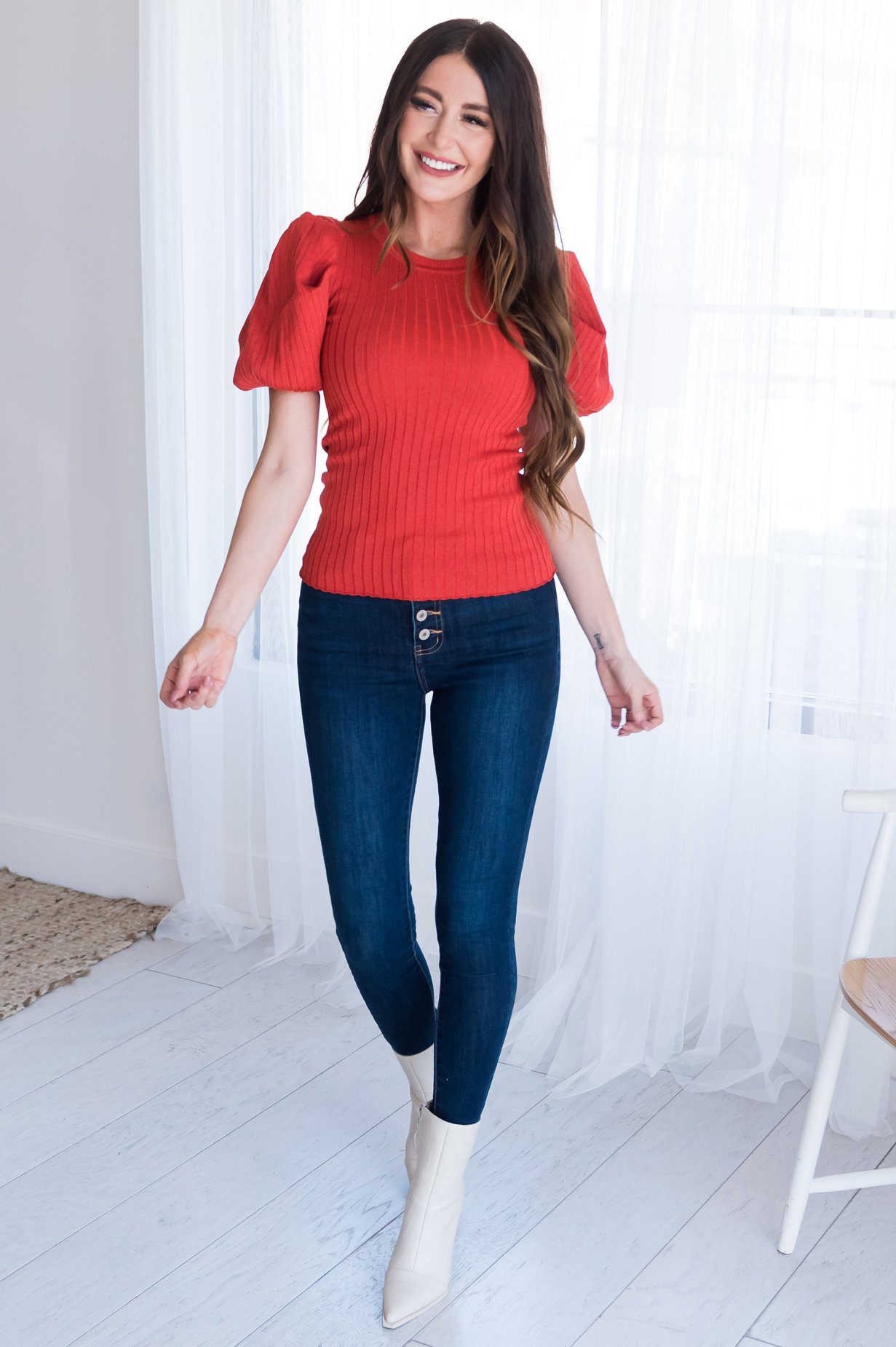 A Bit Of Shimmer Modest Blouse Tops vendor-unknown 