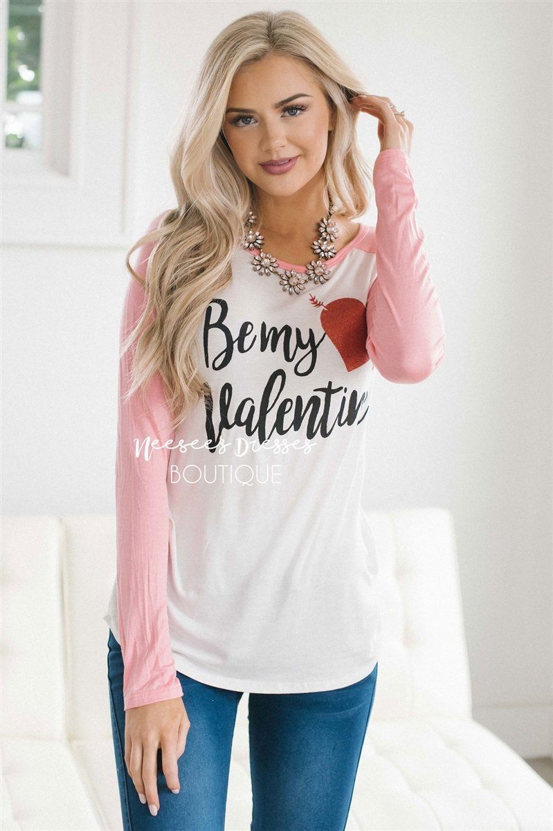 Be My Valentine Top Tops vendor-unknown 
