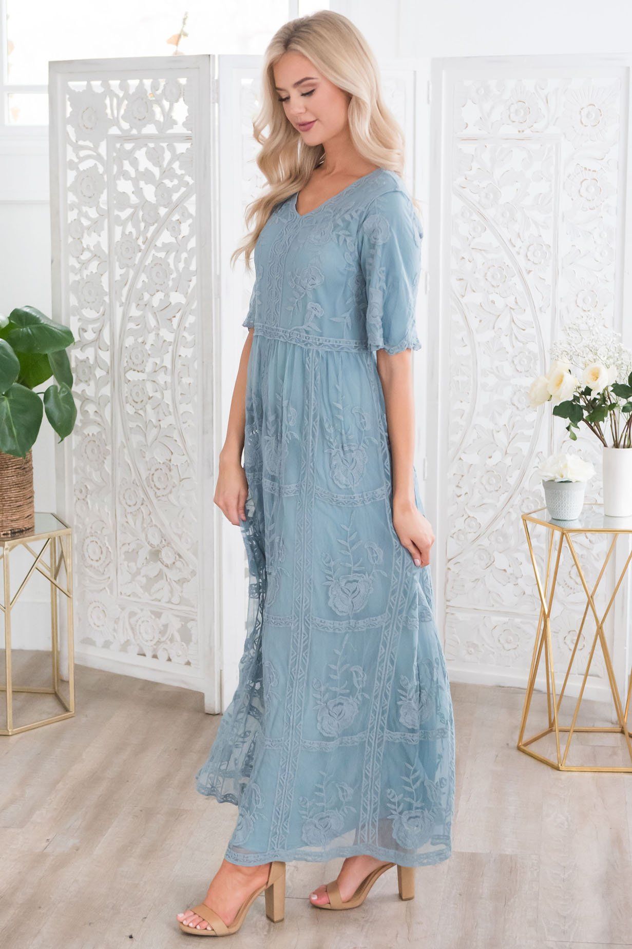 The Lexi Boho Maxi Dress Modest Dresses vendor-unknown 